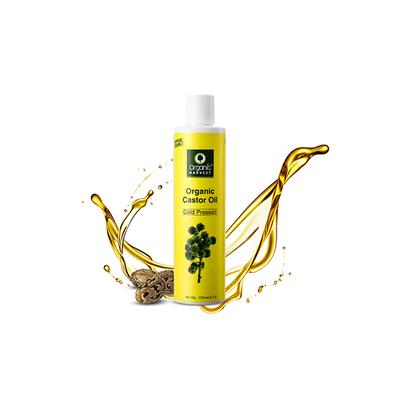 Organic Harvest Cold Pressed Castor Oil, For Moisturizing Skin, Hair & Nail Growth, Eyelash Thickening, 100% Pure, 100% Organic, Sulphate And Paraben Free 200 ml - Nail Polish