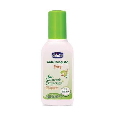 Chicco Baby Anti Mosquito Natural Protection Fabric Roll-On with Lemongrass & Eucalyptus Oil 8 ml - Mosquito Repellent