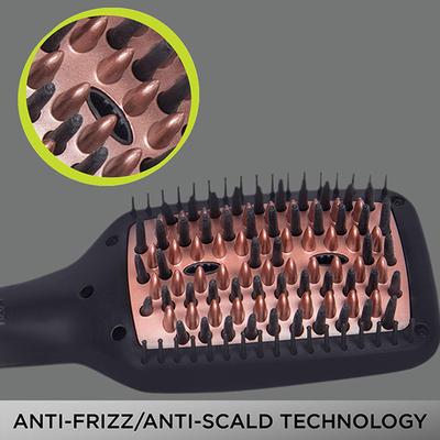 Vega X Look Paddle Hair Straightening Brush with Ionic Technology (VHSB-02) Black 1's - Straighteners