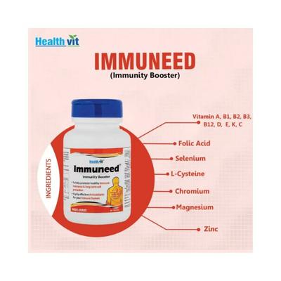 Healthvit Immuneed Immunity Booster- Tablets 60's - Vitamin C