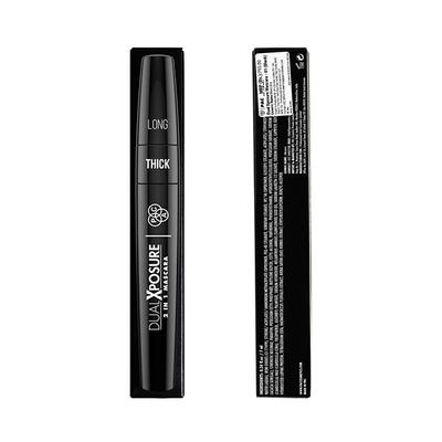PAC Dual Xposure Mascara 01 Black 7 ml - Mascaras