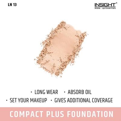 Insight Cosmetics Prime Perfect Compact Plus Foundation - Ln13 10 gm - Compact Powder