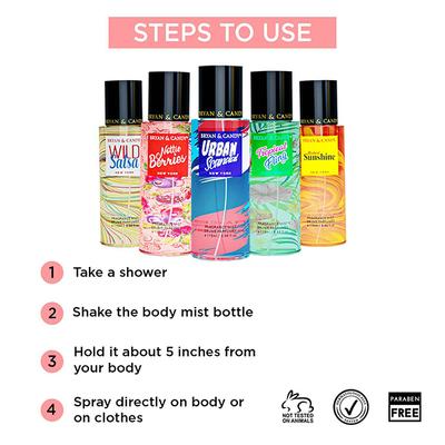 Bryan & Candy Fab Five Body Mist Duo 115ml 5's - Body Mist/Spray