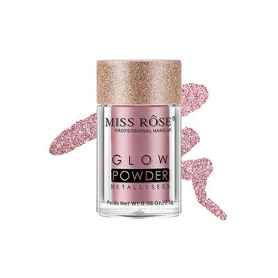 Miss Rose Professsional Makeup Glow Powder Metalises 7001 - 010M 10 2.5 gm - Highlighters & Illuminators