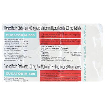 ZUCATOR M 500 Tablet 10's - Diabetes-Ant