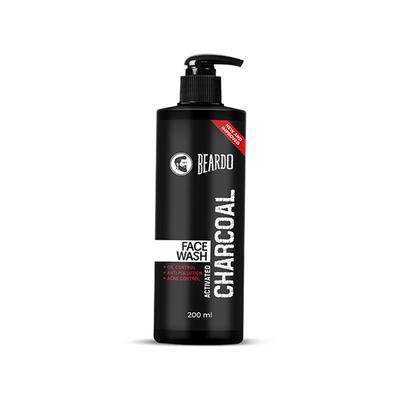 Beardo Activated Charcoal Face Wash 200 ml - Face Wash & Cleansers
