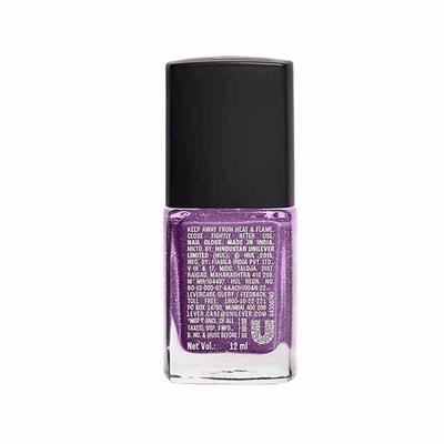 Lakme Absolute Glitterati Collection Nail Gloss 119 Amethyst 12ml - Nail Polish