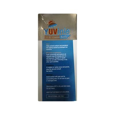 Yuvinie Soft SPF 50+ PA +++ Sunscreen Gel 50gm - Dry Skin-Emo