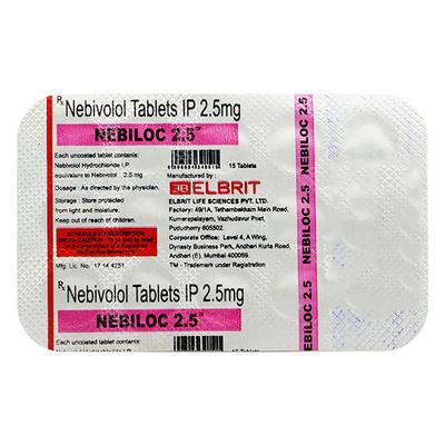 NEBILOC 2.5mg Tablet 15's - Hypertension-Bet