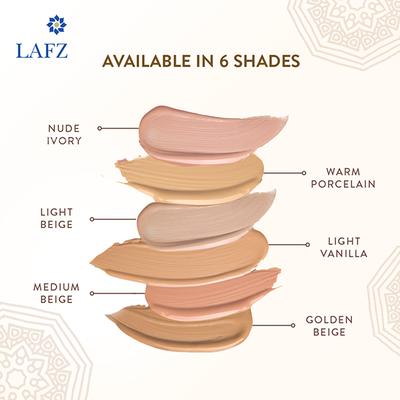 Lafz Rose Serum Foundation, Gloden Beige 30 ml - Foundation