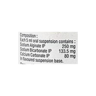 GELRAFT PEPPERMINT FLAVOR Oral Suspension 150ml - Ulcer/Reflux/Flatulence-Aaa