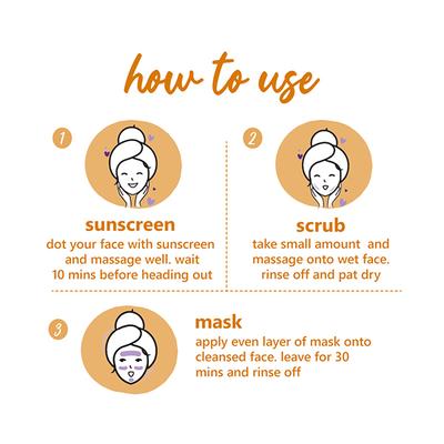 Plum Happy Sun-Days with Chamomile & White Tea 200 gm - Facial Kits