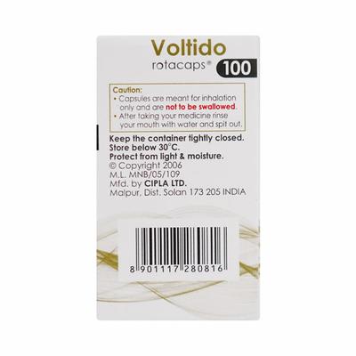 VOLTIDO 100 Rotacap 15's - Asthma/COPD-Ast
