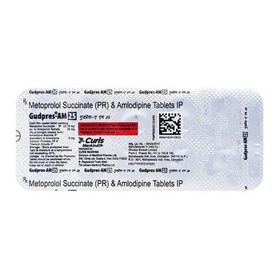 Gudpres AM 25mg Tablet 10'S - Hypertension-Bet