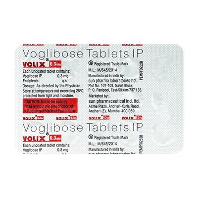 Volix 0.3mg Tablet 15'S - Diabetes-Ant