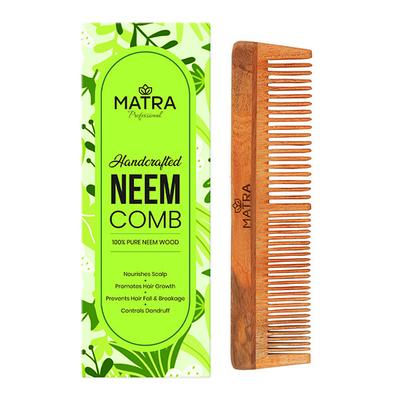 Matra Pure Neem Wood Comb Neem Comb - All Hair Types 1's - Hair Combs