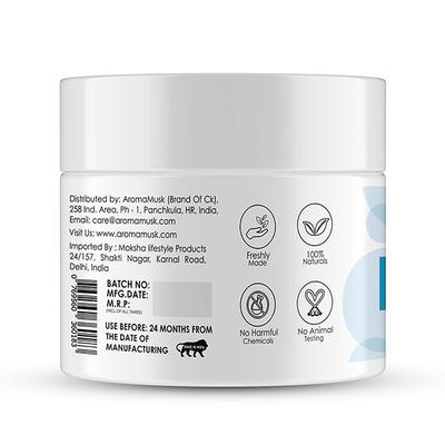 AromaMusk 100% Natural and Mineral Rich Dead Sea Salt For Deep Cleaning & Skin Exfoliation 100 gm - Bath Salts
