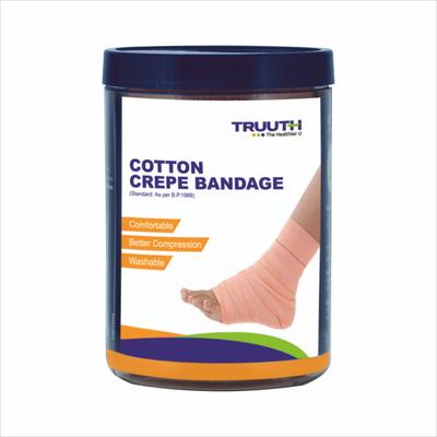 Truuth Crepe Bandage (8 cm x 4 mtr) - Bandages