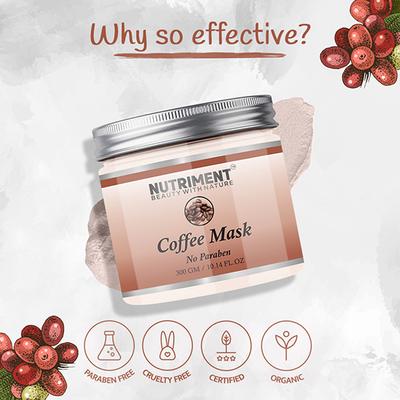 Nutriment Coffee Mask All Skin Type 300 gm - Masks & Peels