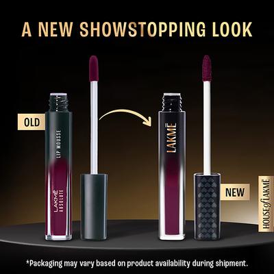 Lakme Absolute Sheer Lip Mousse 103 Dark Cherry 4.6 gm - Lipsticks