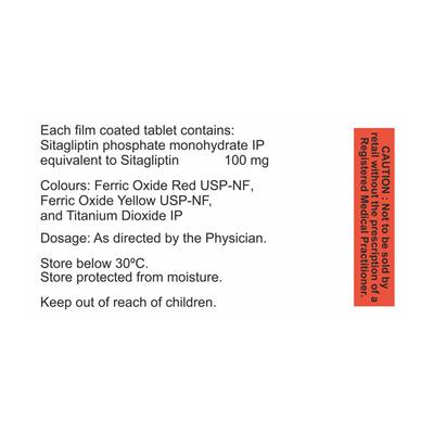 SITA OD 100 Tablet 10's - Diabetes-Ant