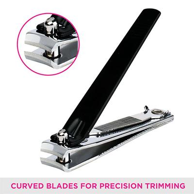 Vega Large Nail Clipper, Black 2's - Nail Care