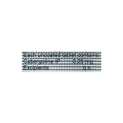 Cabliz 0.25mg Tablet 2'S - Parkinsonism-Apd