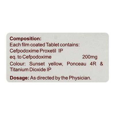 UMOXIM 200mg Tablet 10's - Bacterial Infections-Cep