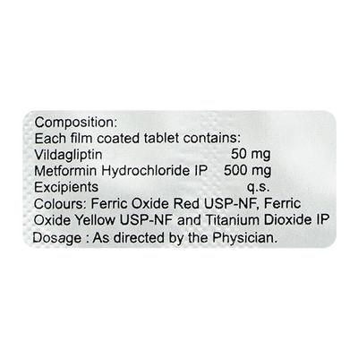 GLIPTAGREAT M 500mg Tablet 10's - Diabetes-Ant
