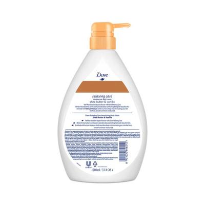 Dove Relaxing Care Shea Butter Nourishing Body Wash with Vanilla for Nutrium Moisture 1000ml - Shower Gels & Body Wash