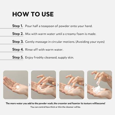 Tirtir Hydro Boost Enzyme Powder Wash Advanced 75 gm - Face Wash & Cleansers