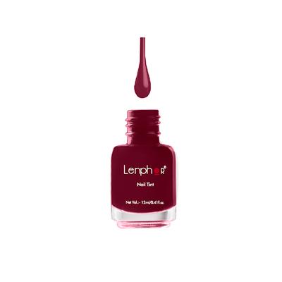 Lenphor Nail Tint Wine-Li-Cious 24 12 Ml - Nail Polish