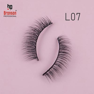 Bronson Professional Eyelash Set 3D False Long And Natural Eye Makeup - L07 10's - Eyelashes