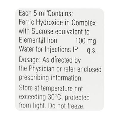 Anofer S 100mg Injection 5ml - Iron Supplement/Anaemia-Vma