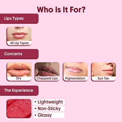 Aravi Organic Tinted Beetroot Lip Balm with SPF 50 PA Plus Kojic Acid and Ceramide for Lip Brightening 5 gm - Lip Balms