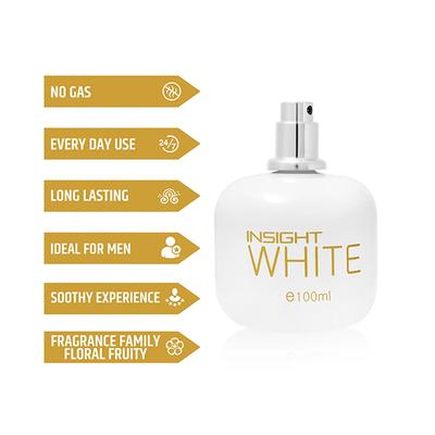 Insight Cosmetics White Eau De Perfume 100 ml - Women Perfumes (Edt/Edp)