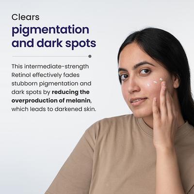 Re'equil 0.3% Retinol Night Cream Improves Skin Texture Reduces Acne Unisex For All Skin Types 30 gm - Night Cream