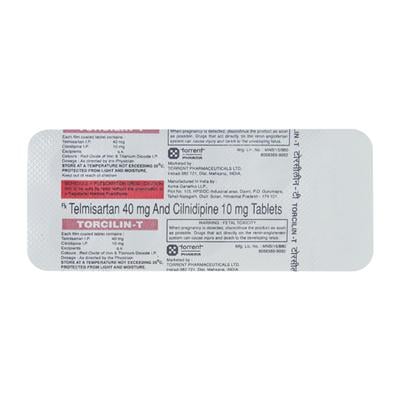 Torcilin T Tablet 10'S - Hypertension-Ana
