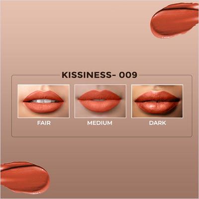 Colorbar Powerkiss Vegan Matte Lipcolor Transferproof Long-Lasting Hydrating Kissiness-009 5ml - Liquid Lipsticks