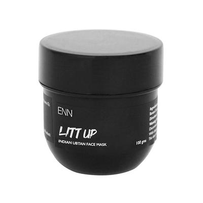 ENN Litt Up Insta Glow Mask Indian Ubtan 100 gm - Masks & Peels