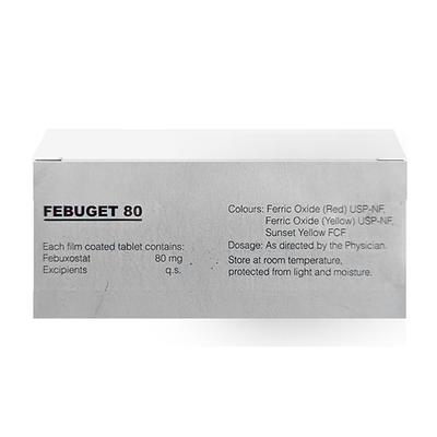 Febuget 80mg Tablet 10'S - Gout