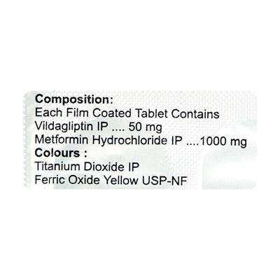VILUMET 1000mg Tablet 10's - Diabetes-Ant