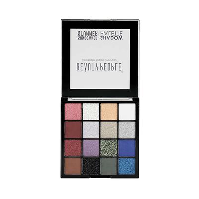 Beauty People Sundowner Stunner Shadow Palette - 16 Colors Sundowner Stunner 18 gm - Eye Shadow Palettes