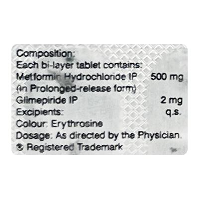 Duopil 2/500mg Tablet 10'S - Diabetes-Ant