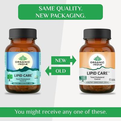 Organic India Lipid Care Veg Capsules 60's - Vital Health
