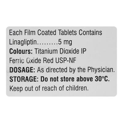LINARES 5 Tablet 10's - Diabetes-Ant