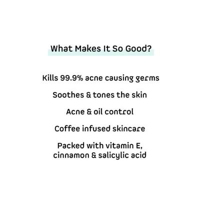 mCaffeine Complete Cappuccino Coffee Routine for Acne Control with Vitamin E m 300 gm - Scrubs & Exfoliants