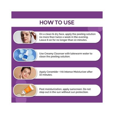 The Derma Co. 15 Percent AHAPlus1 Percent BHA Beginner Face Peeling Solution 30 ml - Bb & Cc Creams