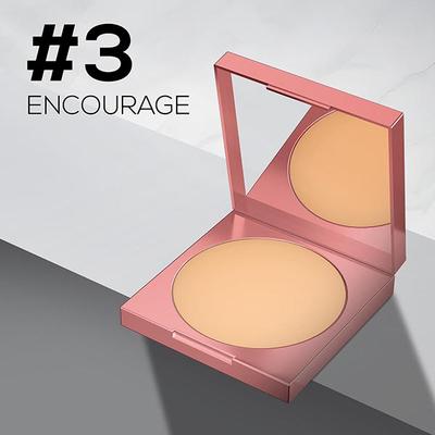 Renee Pro Power Puff Compact Powder- 030 Encourage 9 gm - Compact Powder