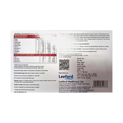 FERIVATE LIPO Tablet 10's - Iron Supplement/Anaemia-Vma